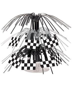 Checkered Flag Mini Cascade Centerpiece