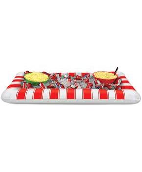 Inflatable Red&White Stripes Buffet Clr
