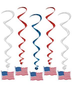 American Flag Whirls