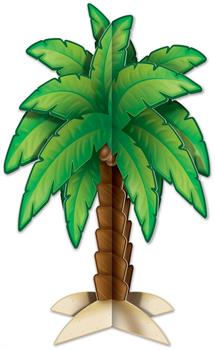 3-D Palm Tree Centerpiece