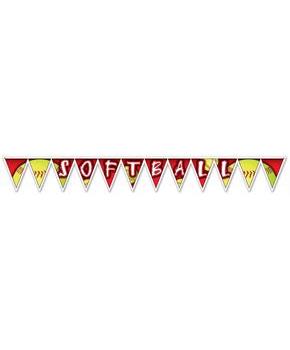Softball Pennant Banner