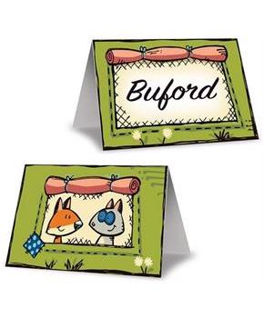Woodland Friends Place Cards