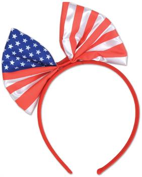 Patriotic Bow Headband