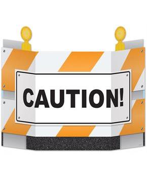 Construction Barricade Stand-Up