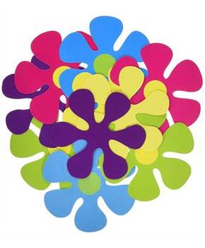 Mini Retro Flower Cutouts