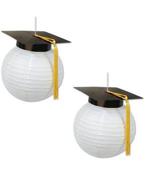 Grad Cap Paper Lanterns