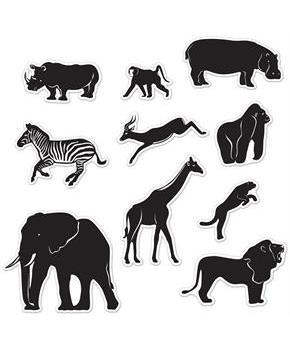 Jungle Animal Silhouettes