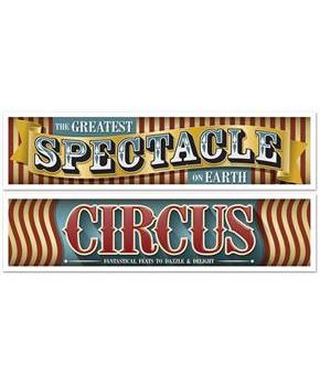 Vintage Circus Banners
