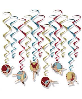 Vintage Circus Whirls