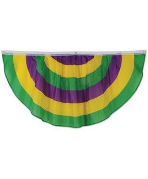 Mardi Gras Fabric Bunting
