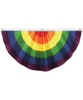 Rainbow Fabric Bunting