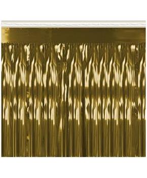 Pkgd 1-Ply Metallic Fringe Drape
