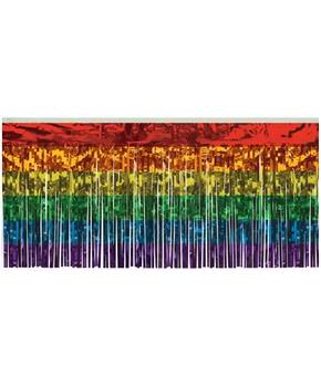 Pkgd 1-Ply Metallic Fringe Drape
