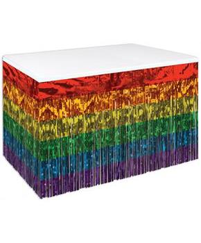Pkgd 1-Ply Metallic Table Skirting