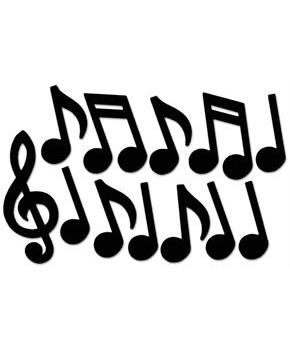 Musical Notes Silhouettes