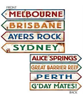 Australian Street Sign Cutouts
