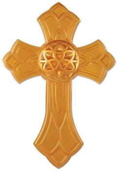 Gold Plastic Cross