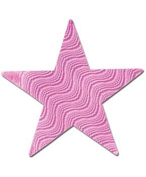 Embossed Foil Star Cutout