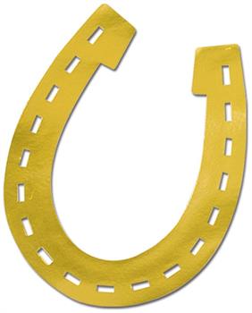 Foil Horseshoe Silhouette