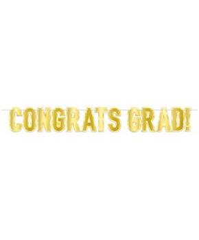 Foil Congrats Grad! Streamer