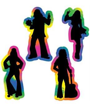 60's Hippie Silhouettes
