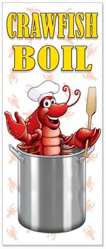 Crawfish Boil Door Cover