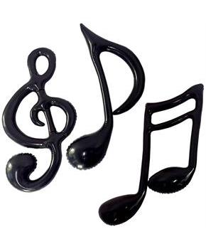 Inflatable Musical Notes
