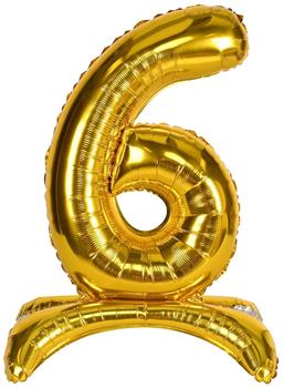Self-Standing Balloon Number "6"