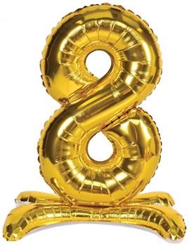 Self-Standing Balloon Number "8"