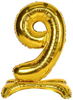 Self-Standing Balloon Number "9"