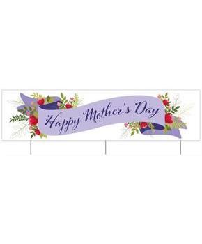 Plas Jumbo Happy Mother's Day Yard Sign