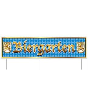Plastic Jumbo Biergarten Yard Sign