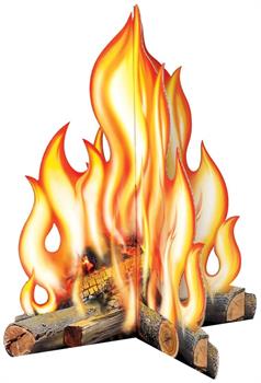 3-D Campfire Prop