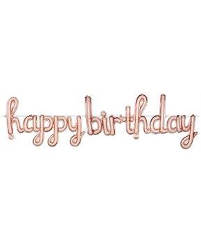 Script Happy Birthday Balloon Streamer