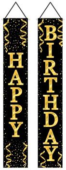 Happy Birthday Fabric Door Panel Set