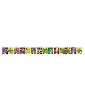 Foil Mardi Gras Streamer