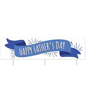 Plas Jumbo Happy Father's Day Yard Sign