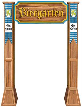 3-D Biergarten Archway Prop
