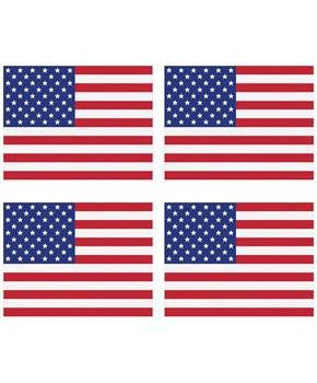 Plastic American Flag Placemats