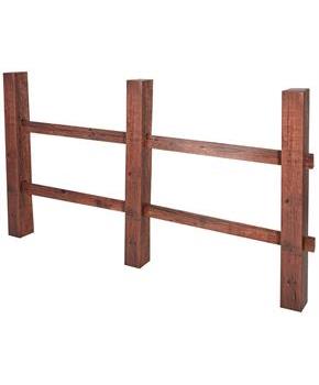 3-D Brown Fence Prop
