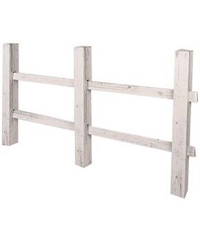 3-D White Fence Prop