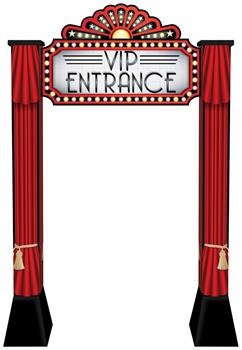 Red Carpet 3-D Archway Prop