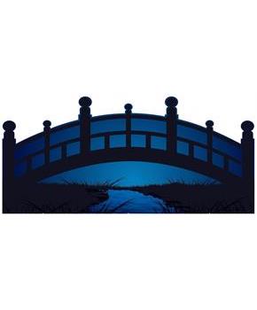 Starry Night Bridge Stand-Up