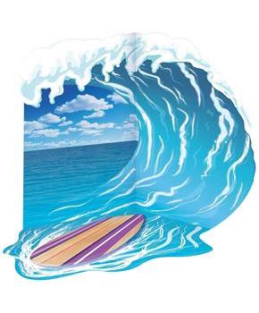 Luau Surfing Photo Prop Stand-Up