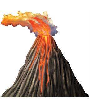 Luau Volcano Stand-Up