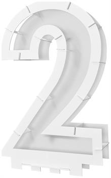 Balloon Mosaic Number "2" Frame
