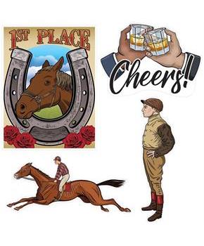 Vintage Horse Racing Cutouts