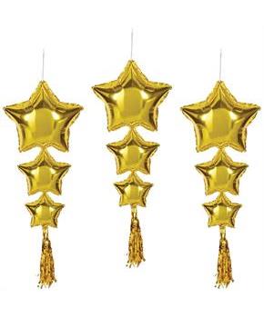 Star Balloons w/Tassels