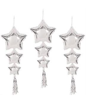 Star Balloons w/Tassels