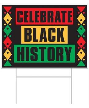Plastic Celebrate BH Yard Sign